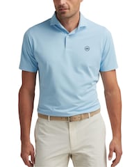 Peter Millar Dark Blue Soul Performance Mesh Polo Shirt - Image 1 of 2