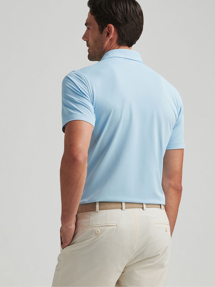 Peter Millar Dark Blue Soul Performance Mesh Polo Shirt - Image 2 of 2