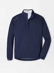 Peter Millar Blue Shield Half-Zip Rain Shell Jacket - Image 2 of 2