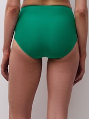 Chantelle Green Soft Stretch Seamless One Size High Waisted Knickers - Imagem 2 de 3