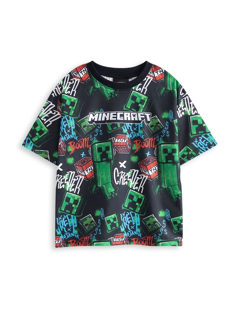 Buy Vanilla Underground Mint Blue Minecraft Short Sleeve Short Leg ...