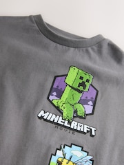 Charcoal Grey Minecraft - Camiseta holgada con estampado gráfico (3-16 años) - Imagen 4 de 4