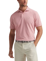 Peter Millar Pink Ballad Performance Jersey Polo Shirt - Image 1 of 3