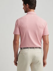Peter Millar Pink Ballad Performance Jersey Polo Shirt - Image 2 of 3