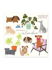 Caroline Gardner 2026 Dogs Family Organiser Calendar & Slim Diary Set - Image 2 of 6