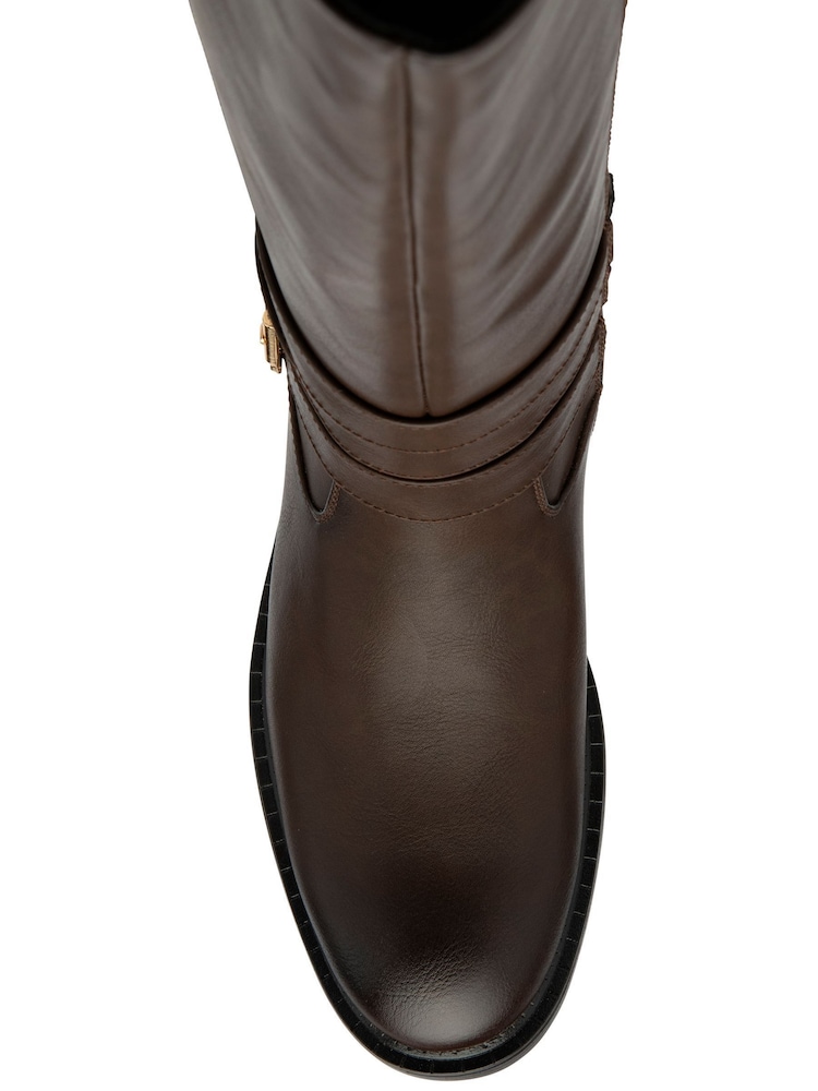 Lotus Brown Knee High Boots - Image 4 of 4