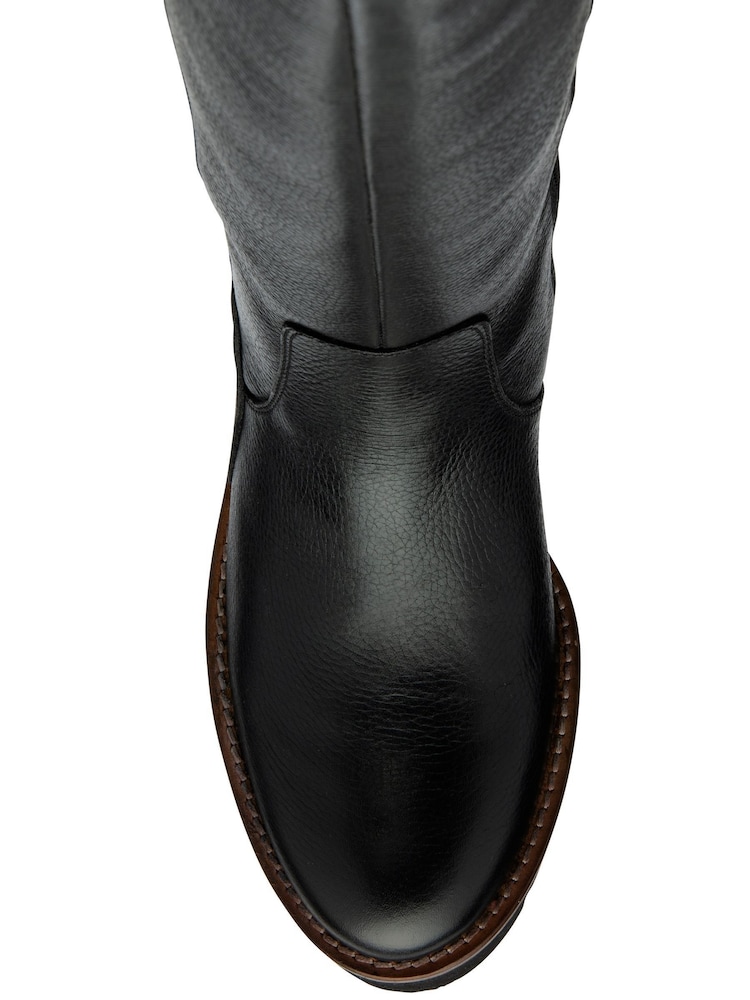 Lotus Black Knee High Boots - Image 4 of 4 Lotus Black Knee High Boots - Image 4 of 4