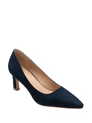 أزرق - Lotus Heeled Pump Court Shoe - صورة 1 من 4