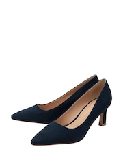 أزرق - Lotus Heeled Pump Court Shoe - صورة 2 من 4
