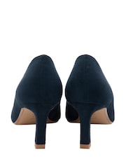 أزرق - Lotus Heeled Pump Court Shoe - صورة 3 من 4