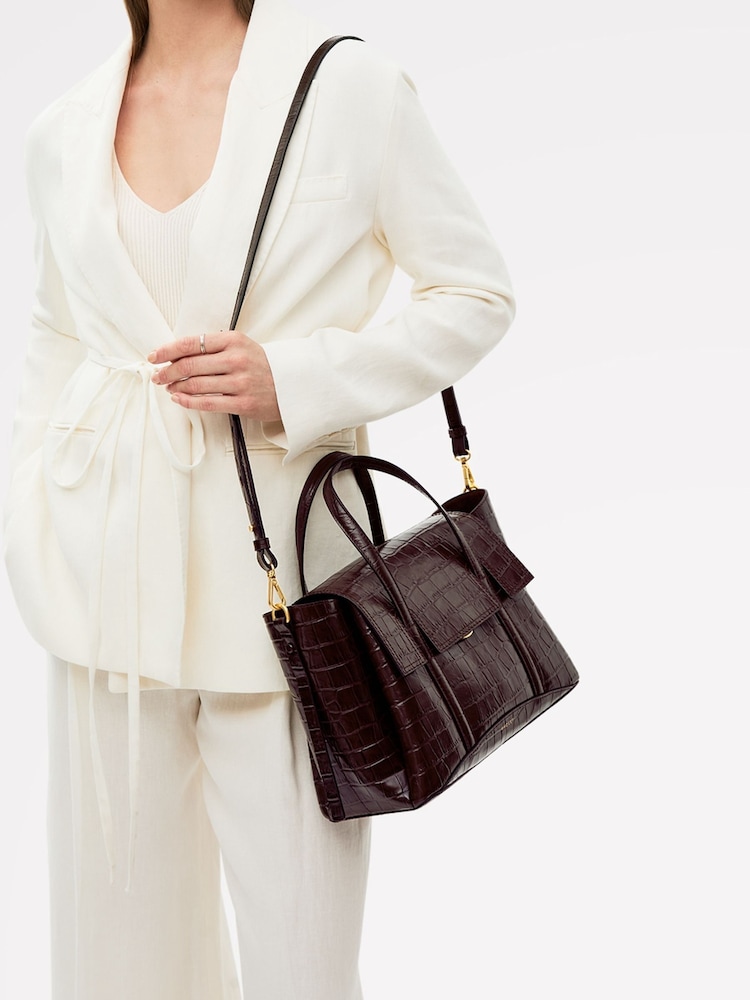 Radley Chocolate Brown The Chancery Medium Grab Bag - Image 6 of 6 Radley Chocolate Brown The Chancery Medium Grab Bag - Image 6 of 6