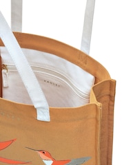 Radley Medium Birds Of Paradise Open Top Brown Tote Bag - Image 3 of 4