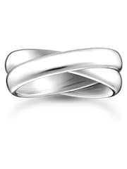 Thomas Sabo Silver Tone Duo ring - Image 1 of 2