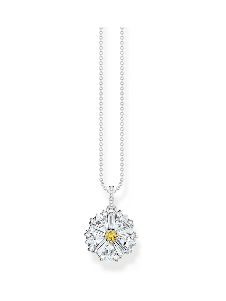 Thomas Sabo Yellow Lovely Daisy Chain Necklace With Pendant - Image 1 of 2