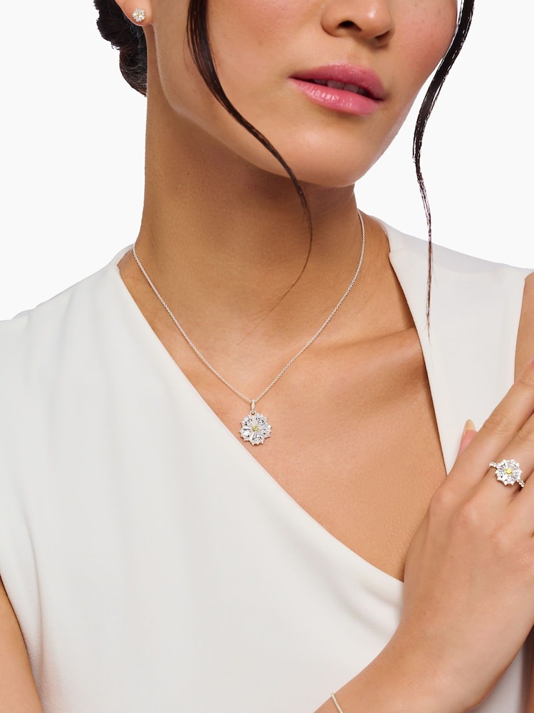 Thomas Sabo Yellow Lovely Daisy Chain Necklace With Pendant - Image 2 of 2