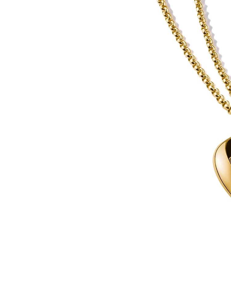 Thomas Sabo Gold Tone Natural Beauty Necklace With Organically Shaped Pendant - Image 2 of 3