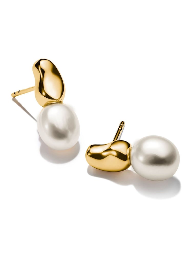 Thomas Sabo White Small Natural Beauty Studs Earrings - Image 1 of 2