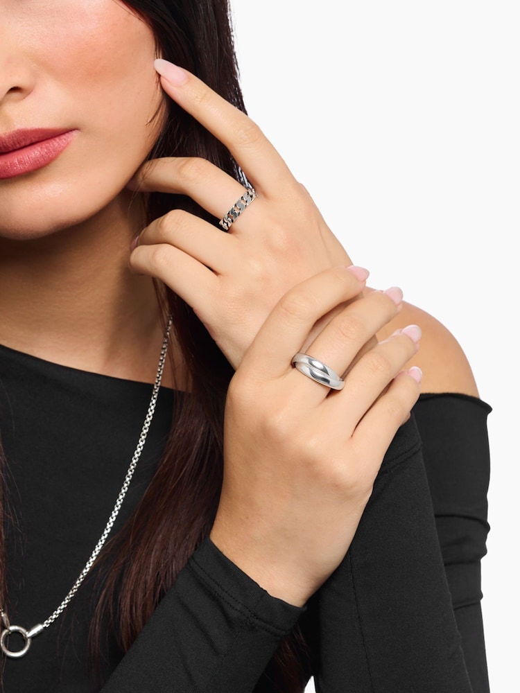 Thomas Sabo Silver Tone Duo Ring - Image 2 of 2