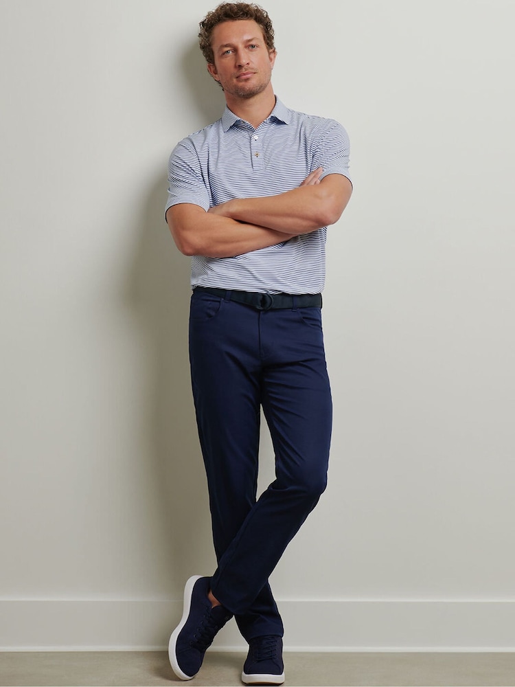Peter Millar Blue Performance Five Pocket Trousers - Image 1 of 2