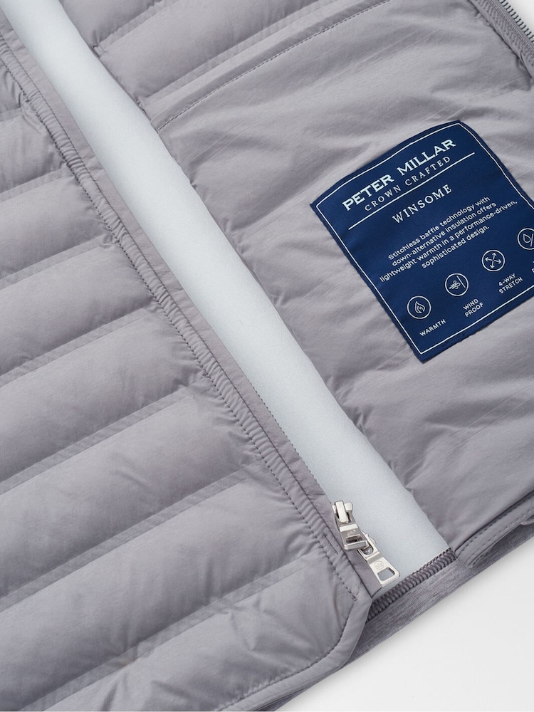 Peter Millar Grey Winsome Hybrid Gilet - Image 3 of 3