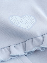 smALLSAINTS Light Blue Lover Frill Hoodie and Ribbed Flared Leggings Younger Set - Image 13 of 14