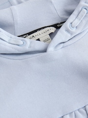 smALLSAINTS Light Blue Lover Frill Hoodie and Ribbed Flared Leggings Younger Set - Image 14 of 14