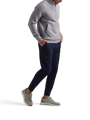 Peter Millar Grey Winsome Half-Zip Pull-Over Jumpers - Image 1 of 3