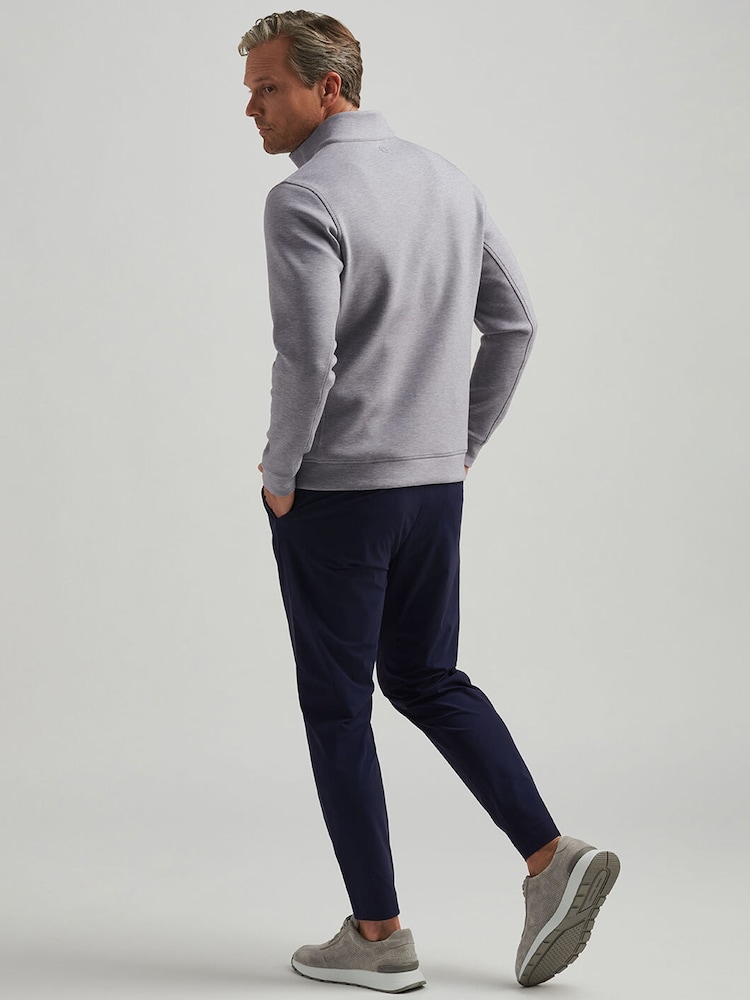 Peter Millar Grey Winsome Half-Zip Pull-Over Jumpers - Image 2 of 3