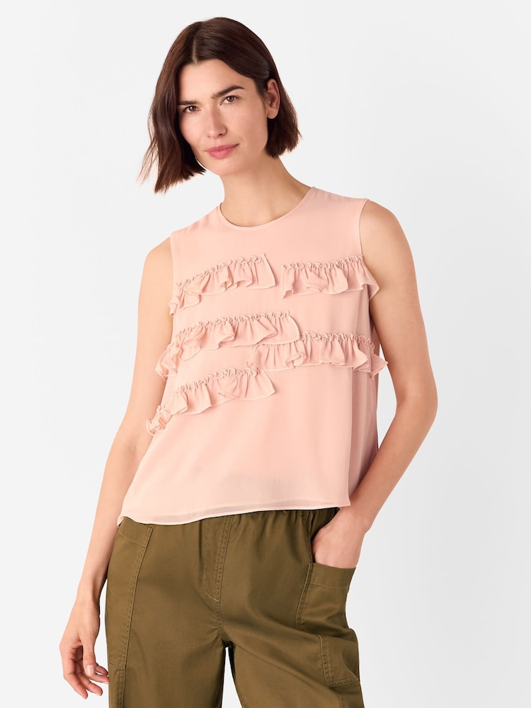 Whistles Frill Sleeveless Top - Imagen 1 de 5