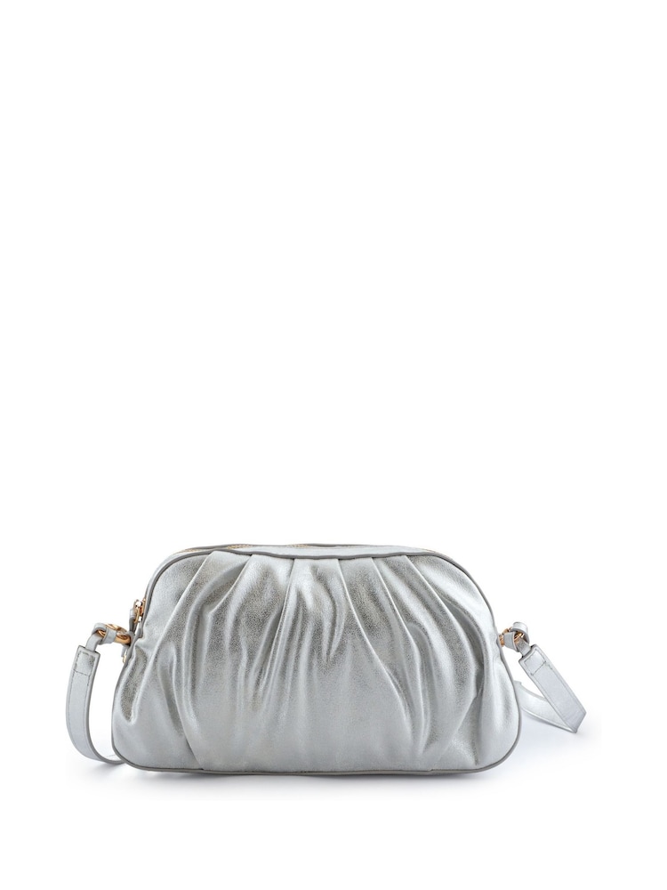 Pavers White Adjustable Slouched Cross-Body Bag - Image 2 of 3