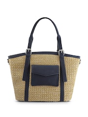 Pavers Blue Spacious Adjustable Handbag - Image 2 of 4
