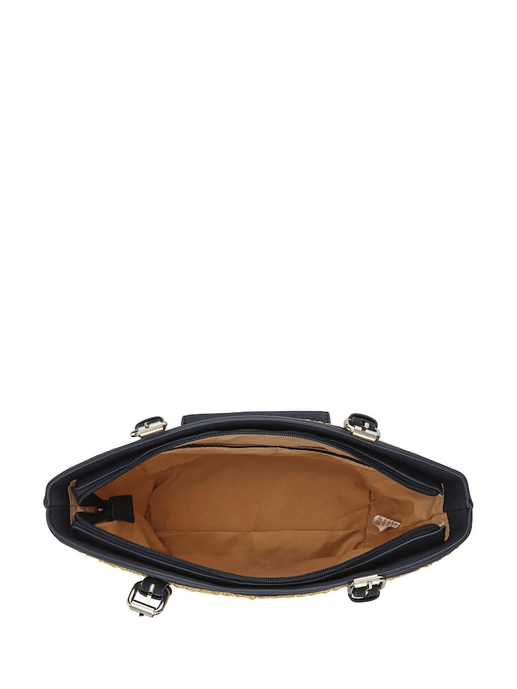 Pavers Blue Spacious Adjustable Handbag - Image 4 of 4