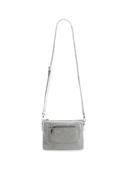 Pavers Silver Zip Close Shoulder Bag - Image 2 of 4