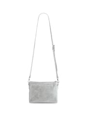 Pavers Silver Zip Close Shoulder Bag - Image 3 of 4