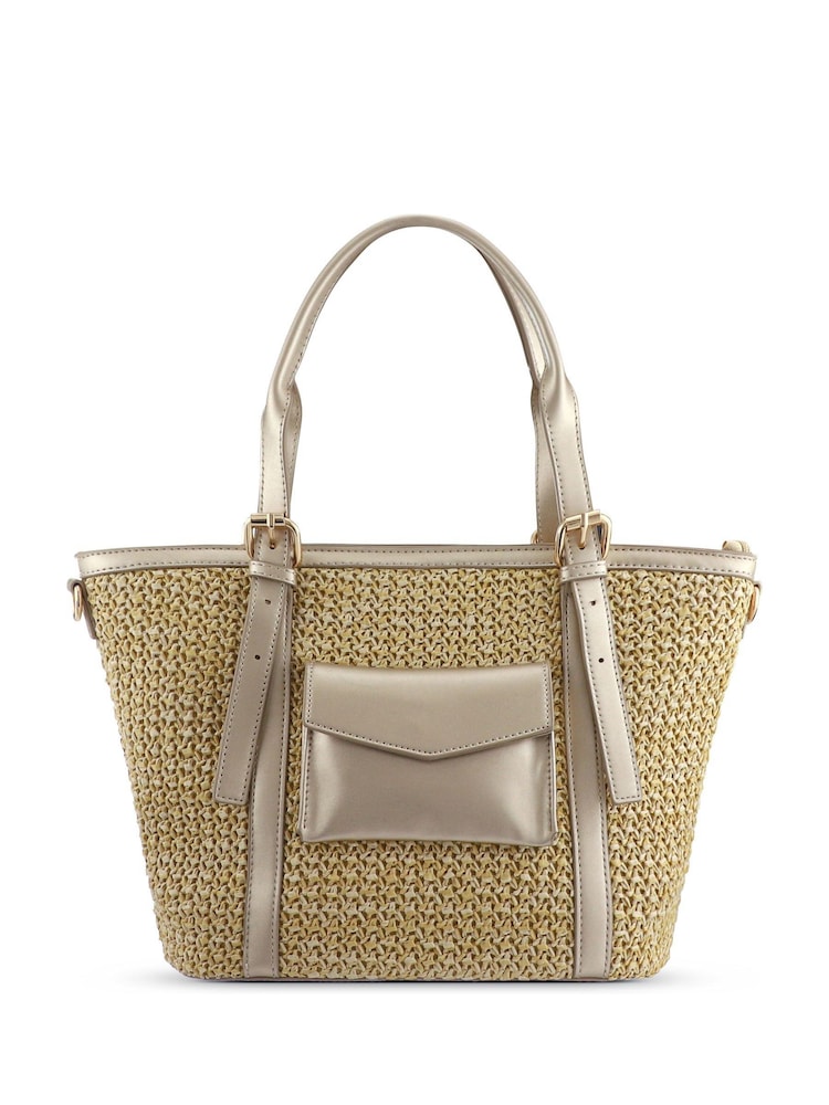 Pavers Gold Spacious Adjustable Handbag - Image 1 of 3