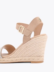 KG Kurt Geiger Silver Chrome PAISLEY BLING2 Sandals - Image 4 of 4