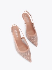 Carvela Pink Lavish Jewel Shoes - Image 2 of 4