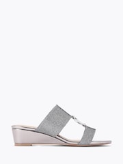KG Kurt Geiger Pewter Arlo2 Sandals - Image 1 of 4