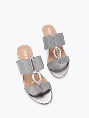 KG Kurt Geiger Pewter Arlo2 Sandals - Image 2 of 4