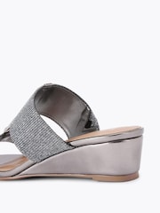 KG Kurt Geiger Pewter Arlo2 Sandals - Image 3 of 4