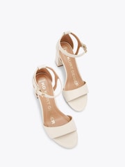 KG Kurt Geiger Cream Faryn Block Sandals - Image 2 of 4