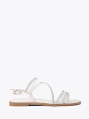 KG Kurt Geiger Chrome Reece2 Sandals - Image 1 of 4