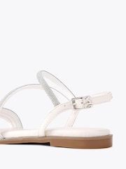 KG Kurt Geiger Chrome Reece2 Sandals - Image 3 of 4