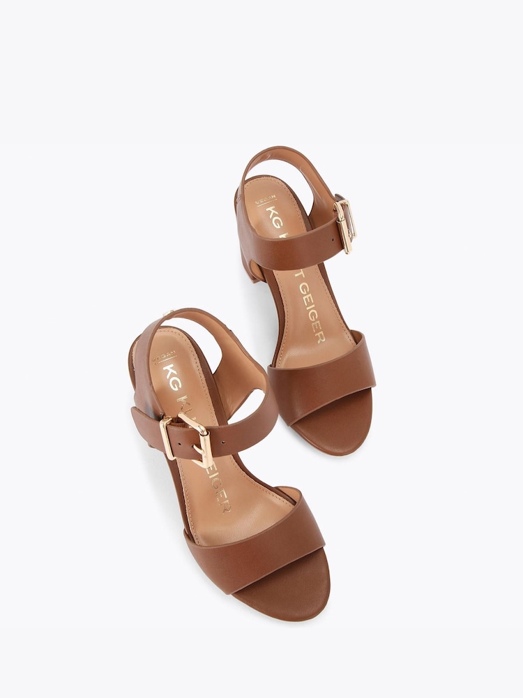 KG Kurt Geiger Natural Sutton 2 Sandals - Image 2 of 4