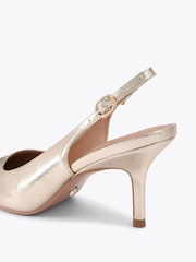 Carvela Gold Spirit Sling Shoes - Image 3 of 4