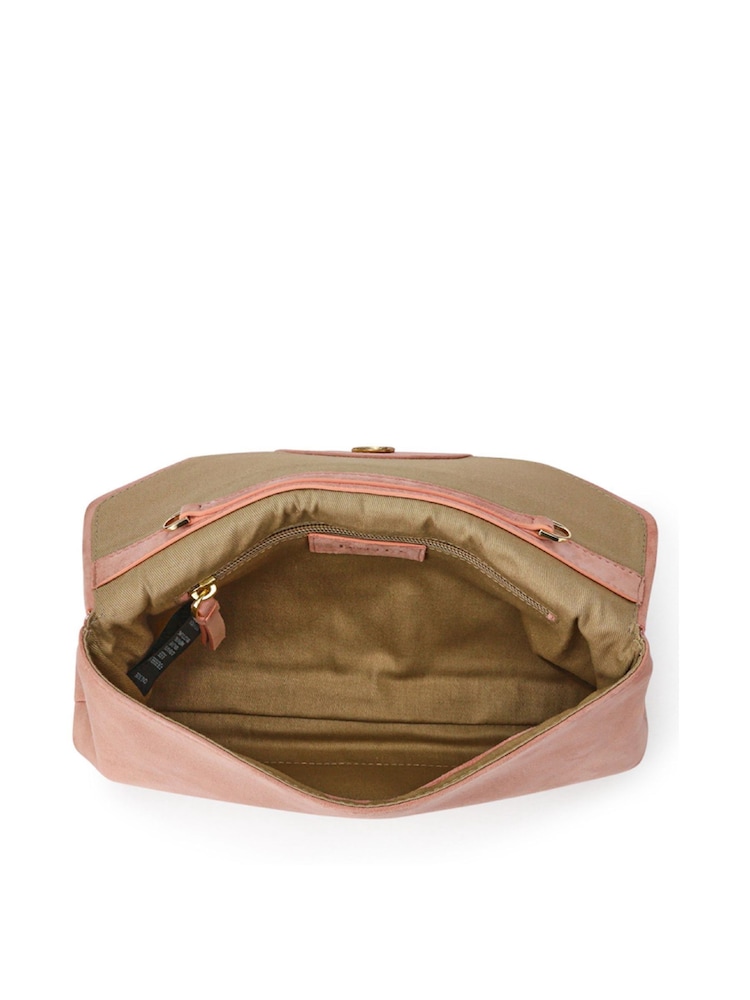 Rosa - Bolsa de couro Jones Bootmaker Wings Touch Fasten - Imagem 4 de 4