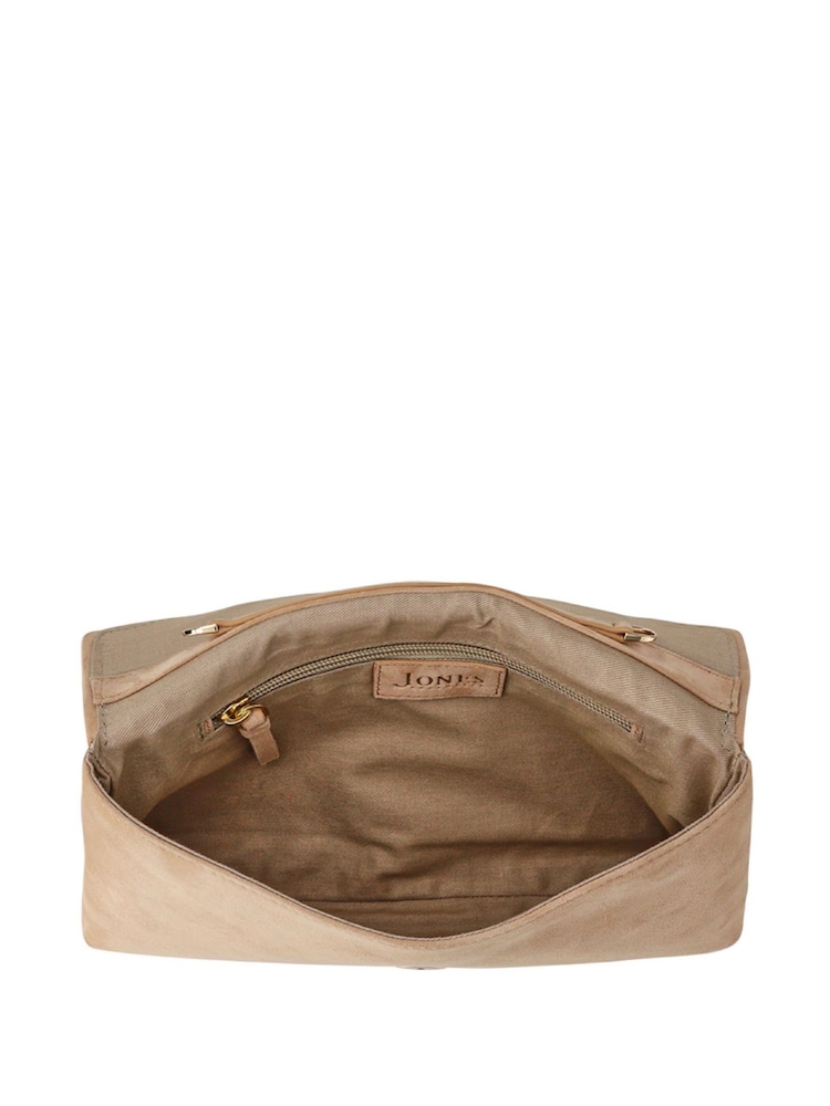 Creme - Bolsa de couro Jones Bootmaker Wings Touch Fasten - Imagem 4 de 4