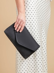 Preto - Bolsa de couro Jones Bootmaker Wings Touch Fasten - Imagem 1 de 4