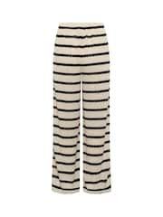 Kaffe Cream KAedith Wide Leg Trousers - Image 6 of 6
