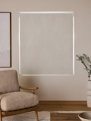 Natural Ready Made Blackout Sheer Double Roller Blinds - Image 4 of 7
